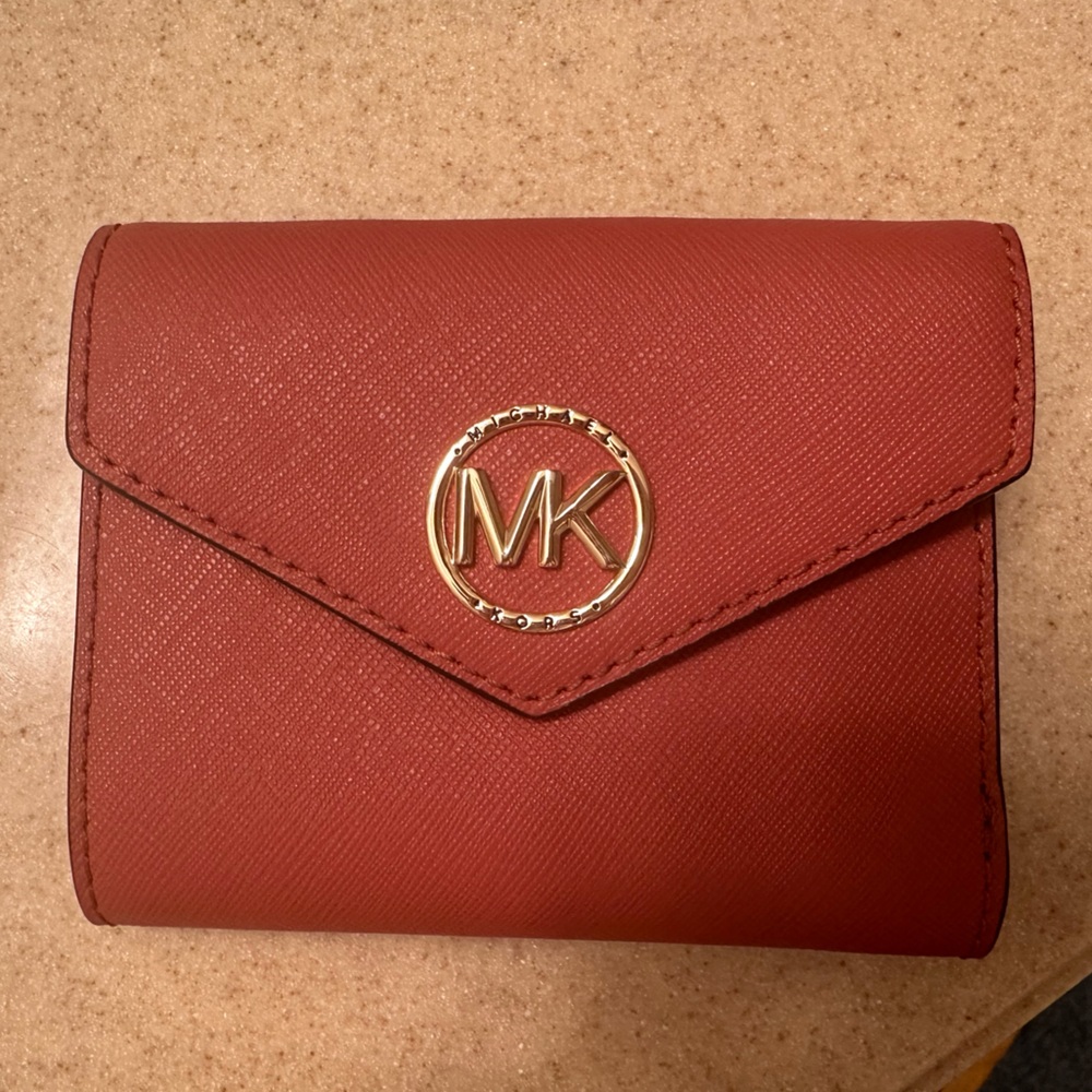Michael Kors Red Velvet Wallet